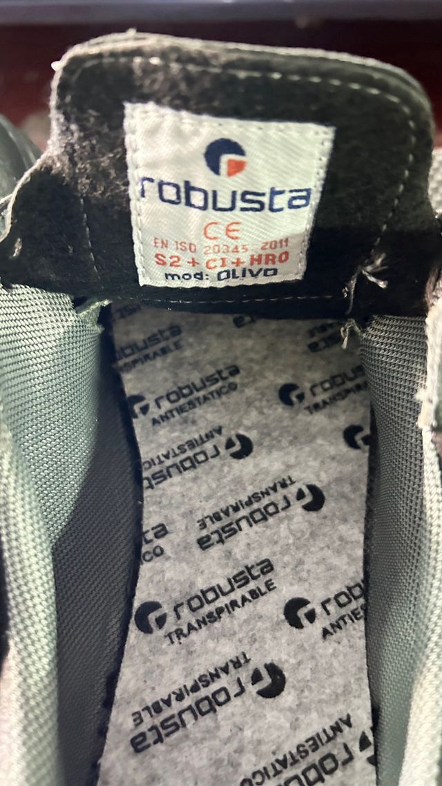 Zapatos de seguridad robusta negros