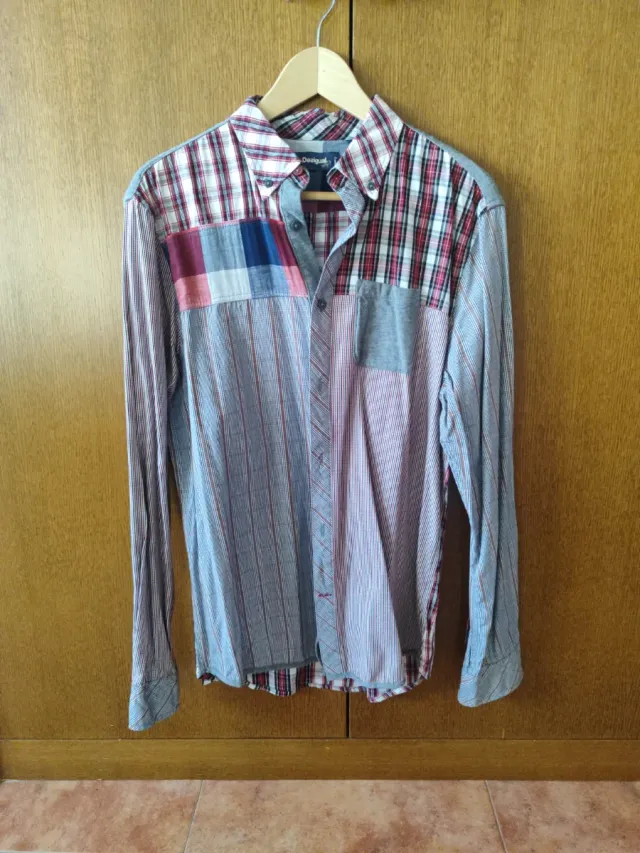 Camisa Desigual Talla M Patchwork