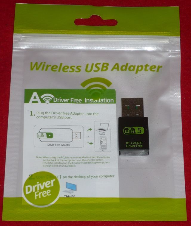 Adaptador USB WiFi Bluetooth AC600