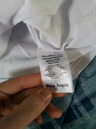 Maglietta Palm Angels Orso Marrone Bianca