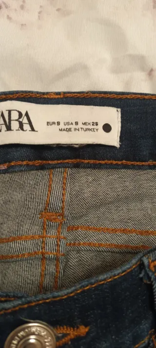 Jeans premamá Zara azules