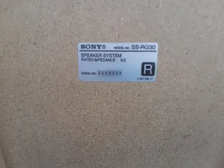 Altavoces Sony Negros