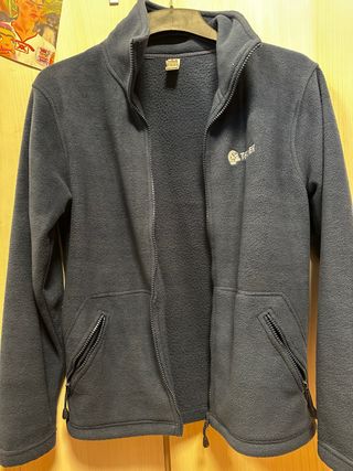 Forro polar azul para trabajo