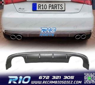 DIFUSOR AUDI A3 8V SPORTBACK 13- LOOK S3