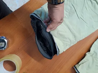 Pantalón de esquí Bocelli hombre beige/gris