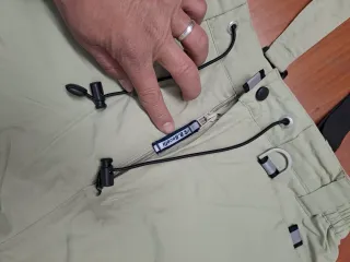 Pantalón de esquí Bocelli hombre beige/gris