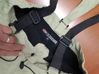 Pantalón de esquí Bocelli hombre beige/gris