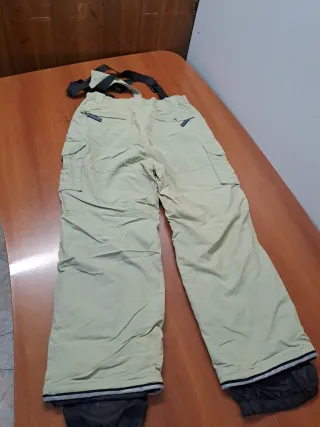 Pantalón de esquí Bocelli hombre beige/gris