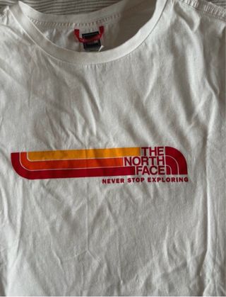 Maglietta The North Face con logo colorato