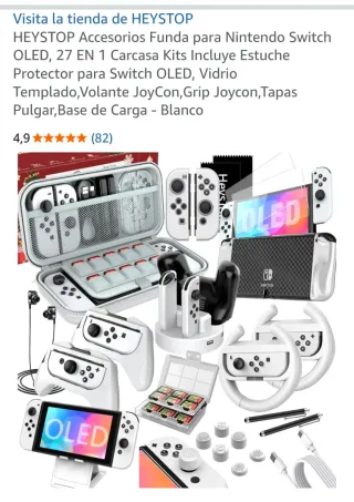 Funda y Accesorios Nintendo Switch OLED