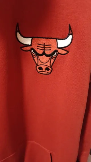 Sudadera Chicago Bulls New Era Roja