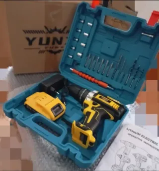 ALADRO ATORNILLADOR INALÁMBRICO + ACCESORIOS