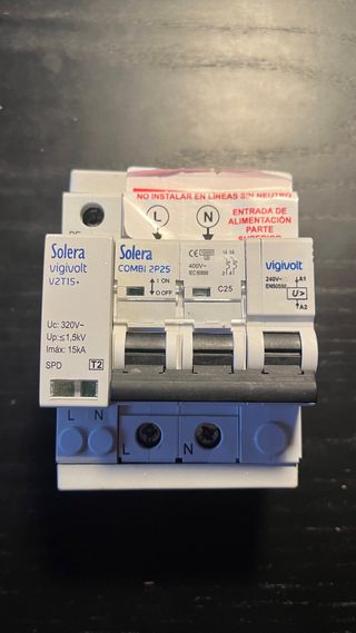 Sobretensiones SoleraCombi 2P25