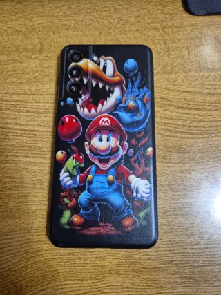 Samsung Galaxy S21 FE Nero con custodia