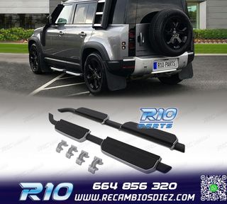 ESTRIBERAS ESTRIBOS LAND ROVER DEFENDER 110 130 20- GRIS