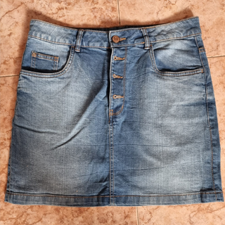 Minifalda vaquera azul