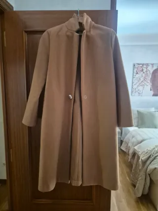Abrigo Zara Beige/Marrón