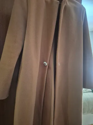 Abrigo Zara Beige/Marrón