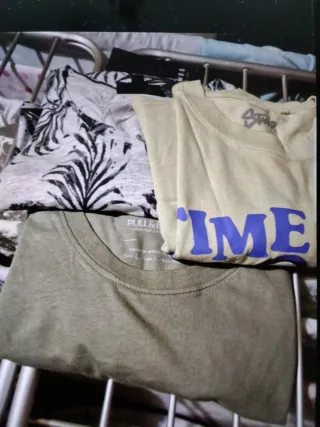 Lote de 3 camisetas de Pull&Bear