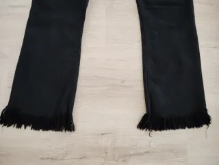 Vaqueros campana negros mujer Talla L