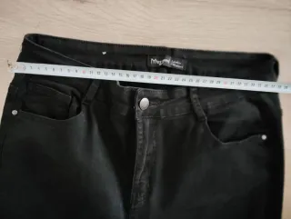 Vaqueros campana negros mujer Talla L