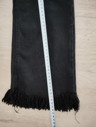 Vaqueros campana negros mujer Talla L