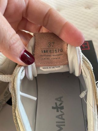 Zapatillas Premiata Beige y Rosa Nuevas