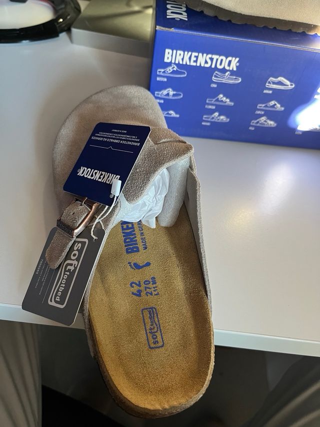 Birkenstock Boston Taupe Talla 42