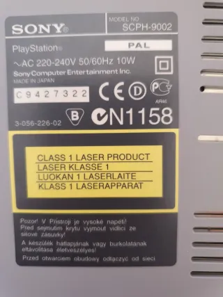 PlayStation 1 PSX Sony Gris