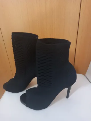 Sandalias calcetín elásticas negras