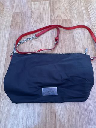 Bolso Bimba y Lola Negro y Rojo
