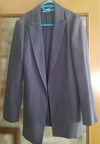 Americana 3/4 mujer gris, s/m