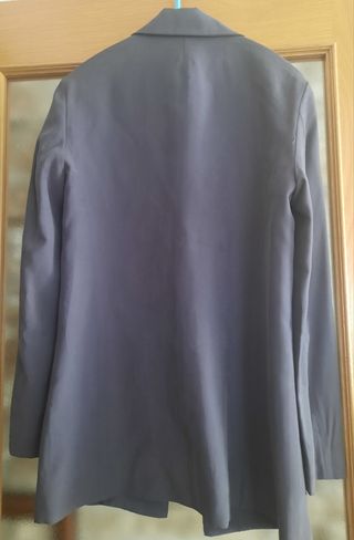 Americana 3/4 mujer gris, s/m