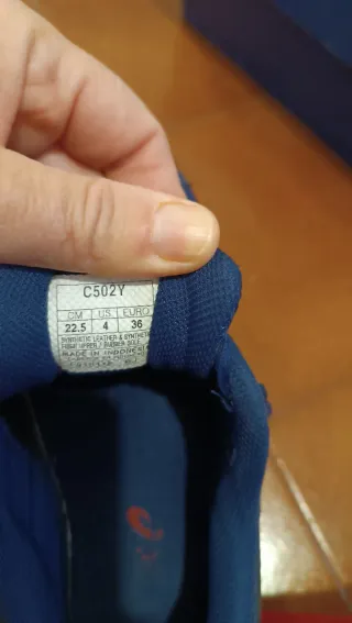 Scarpe Asics Blu/Bianche Tg 36