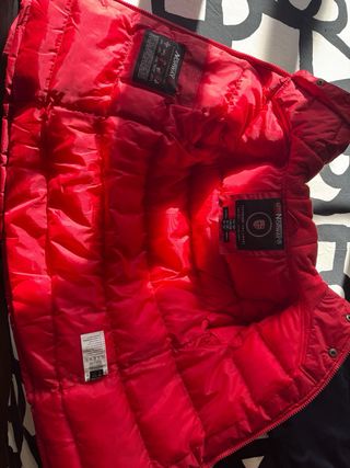 Parka niña Geographical Norway Roja  Talla 12 años
