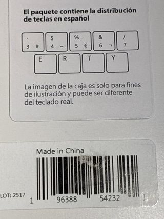 Recambios Teclado Microsoft Surface Pro 12