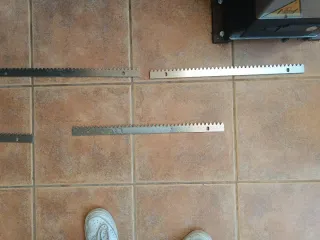 8 Guías/Cremallera para puerta corredera de garaje