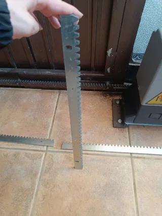 8 Guías/Cremallera para puerta corredera de garaje