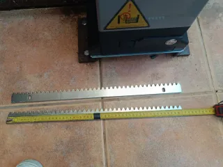 8 Guías/Cremallera para puerta corredera de garaje