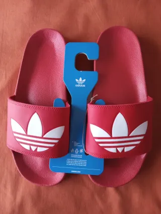 Chanclas Adidas Rojas Hombre