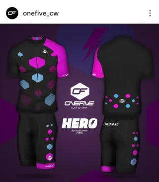 Maillot y culote ciclismo Onefive Talla L