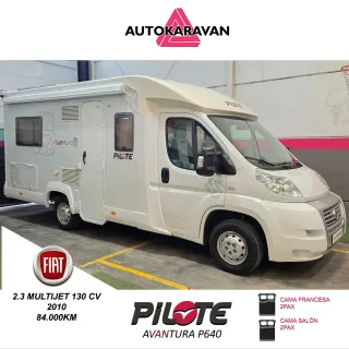 Autocaravana perfilada Fiat Ducato Pilote P-69