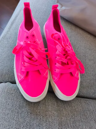 Zapatillas Bershka Rosa Talla 39