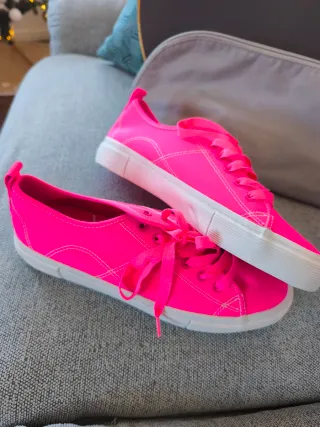 Zapatillas Bershka Rosa Talla 39