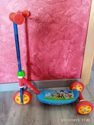 Patinete Patrulla Canina 3 ruedas