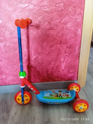 Patinete Patrulla Canina 3 ruedas