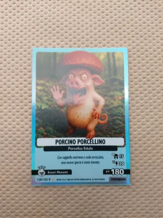 Carta Porcino Porcellino Porcellus Edulis