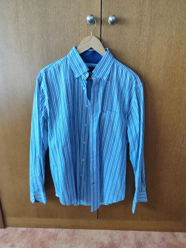 Camisa Pedro del Hierro Talla L Rayas Azules