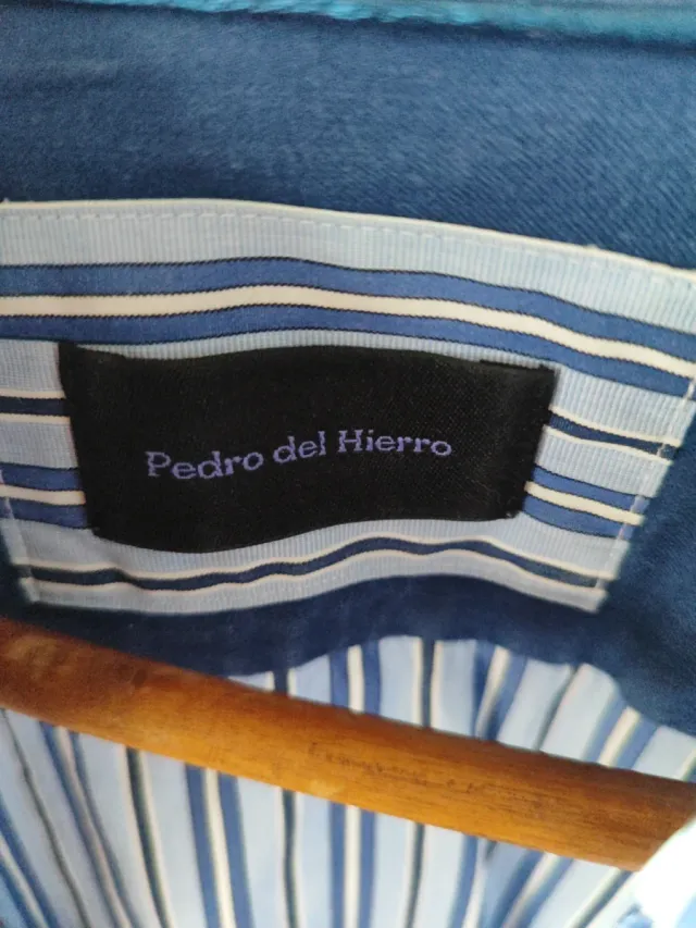 Camisa Pedro del Hierro Talla L Rayas Azules