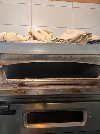 Forno professionale per pizza doppio.